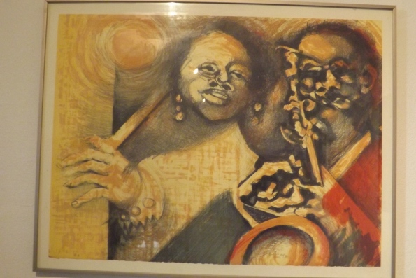 Jazz, at St Louis by the Iba Ndiaye, the grandfather of Modern and Contemporary Senegalese art. @ St Louis